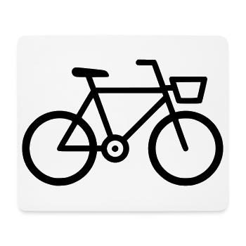 Profil de l’icône vélo Fahrrad - Tapis de souris (format paysage) - blanc - Devant