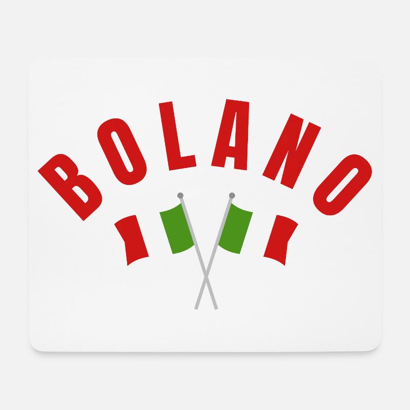 Bolano Italian Flags - Mouse Pad (horizontal) - white