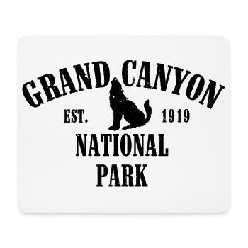 Grand Canyon Nationalpark gegründet 1919 - Mousepad (Querformat) - Weiß - Vorne