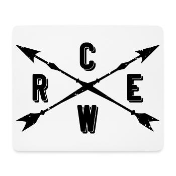 Crew Arrows - Mouse Pad (horizontal) - white - Front