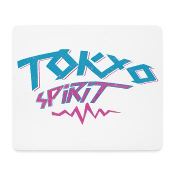 Tokio Spirit Neon-Graffiti - Mousepad (Querformat) - Weiß - Vorne