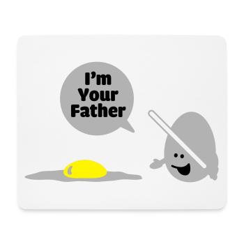egg vader - Mousepad (Querformat) - Weiß - Vorne