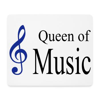 musique - Tapis de souris (format paysage) - blanc - Devant
