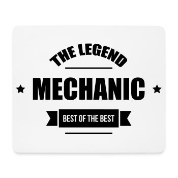 Mechanic - Mousepad (Querformat) - Weiß - Vorne