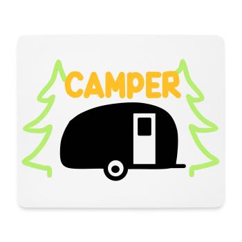 Camper - ready for vacation - Mouse Pad (horizontal) - white - Front