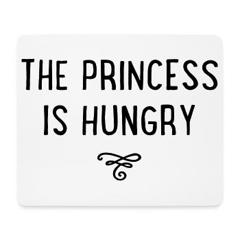 the princess is hungry - Tapis de souris (format paysage) - blanc - Devant