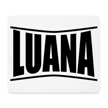 t-shirt Luana idée cadeau t-shirt - Tapis de souris (format paysage) - blanc - Devant