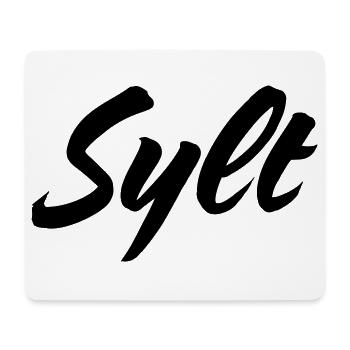 Sylt - Tapis de souris (format paysage) - blanc - Devant