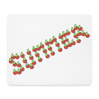 Tomate d’été - Tapis de souris (format paysage) - blanc - Devant