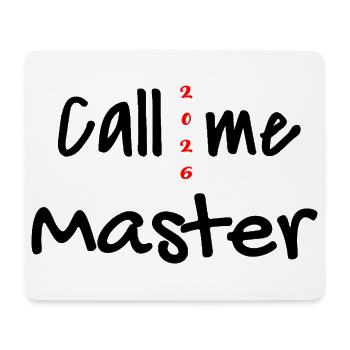 Master 2026 Abschluss Promotion Sponsion - Mousepad (Querformat) - Weiß - Vorne