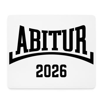 Abitur 2026 (Abiturient / Abi 26 / Konkav / B) - Tapis de souris (format paysage) - blanc - Devant