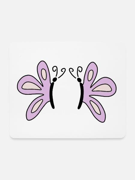 Schmetterling Natur Geschenk Weihnachten - Mousepad (Querformat) - Weiß
