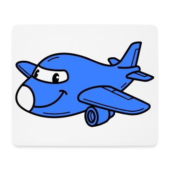 Airplane Kids - Mouse Pad (horizontal) - white - Front