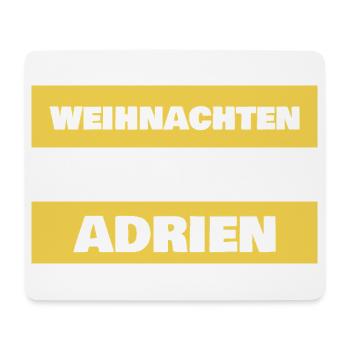 Adrien als Spruch - Mousepad (Querformat) - Weiß - Vorne