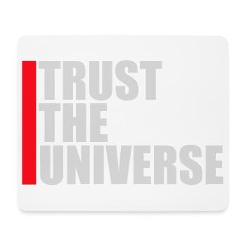 Trust The Universe Spirituell Universum Zitat Logo - Mousepad (Querformat) - Weiß - Vorne