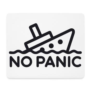 No Panic - Mouse Pad (horizontal) - white - Front