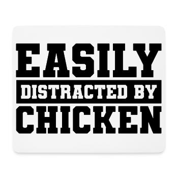 Huhn Spruch Humor - Mousepad (Querformat) - Weiß - Vorne