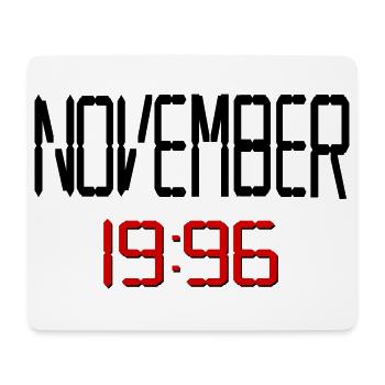 30. Geburtstag, November 1996 - Mousepad (Querformat) - Weiß - Vorne
