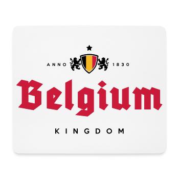 Belgium Kingdom beer label - België bier etiket - Muismatje (landscape) - wit - Voor