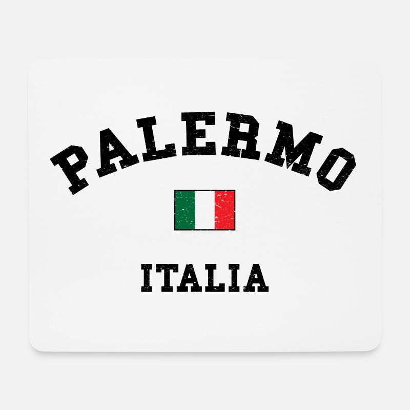 Palerme Italie - Tapis de souris (format paysage) - blanc