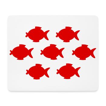 Fish T-shirt, Fish Shirt, Fish Fishing - Mouse Pad (horizontal) - white - Front