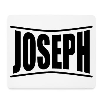 Name T-Shirt Joseph T-Shirt Geschenkidee - Mousepad (Querformat) - Weiß - Vorne