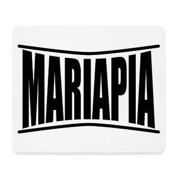 nom t-shirt Mariapia t-shirt idée cadeau - Tapis de souris (format paysage) - blanc - Devant