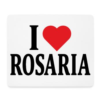 t-shirt J'aime Rosaria t-shirt idée cadeau - Tapis de souris (format paysage) - blanc - Devant