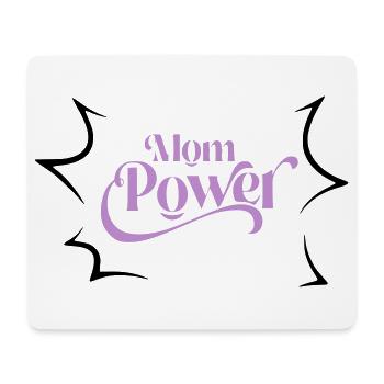Mom power - Mouse Pad (horizontal) - white - Front