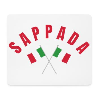 Drapeaux italiens de Sappada - Tapis de souris (format paysage) - blanc - Devant