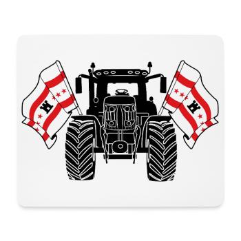 Drenthe_Tractor_Pride - Mousepad (Querformat) - Weiß - Vorne