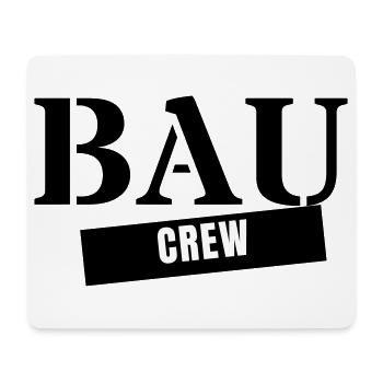 Bau Crew - Bauarbeiter Handwerker Baustelle Team - Mousepad (Querformat) - Weiß - Vorne