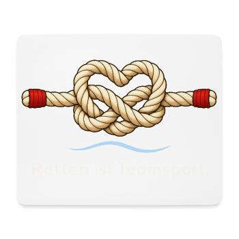 Rettungsschwimmer Lifeguard Wasserrettung Team - Mousepad (Querformat) - Weiß - Vorne