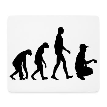 Petanque / Boules / Sport / Spiel - Mousepad (Querformat) - Weiß - Vorne