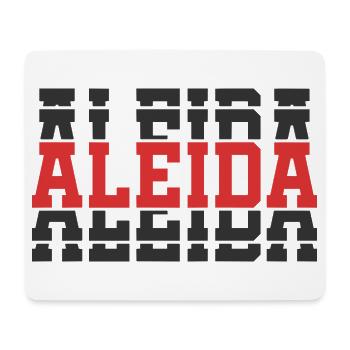 Aleida t-shirt t-shirt gift idea stacked text - Mouse Pad (horizontal) - white - Front