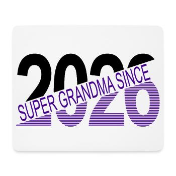 Super_grandma_since_2026 - Mousepad (Querformat) - Weiß - Vorne