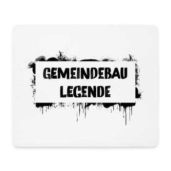 Municipal housing legend – Viennese cult saying - Mouse Pad (horizontal) - white - Front