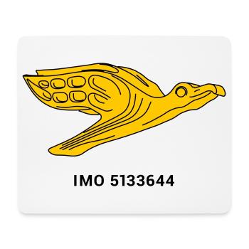 Gorch Fock - Albatros Marine Segelschiff  - Mousepad (Querformat) - Weiß - Vorne