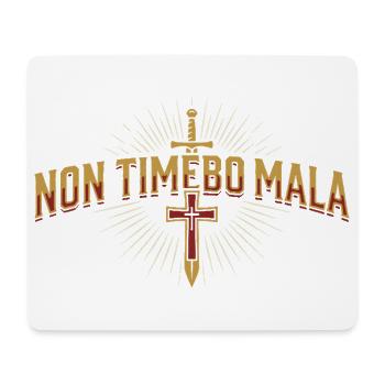 Non Timebo Mala - Mousepad (Querformat) - Weiß - Vorne