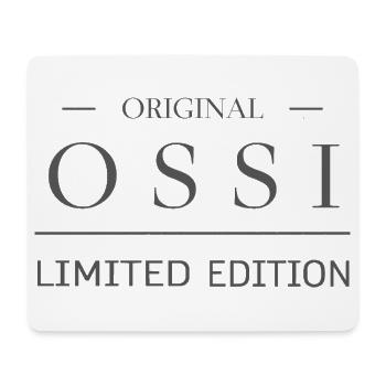 Original Ossi Limited Edition Ostdeutschland Typo - Mousepad (Querformat) - Weiß - Vorne