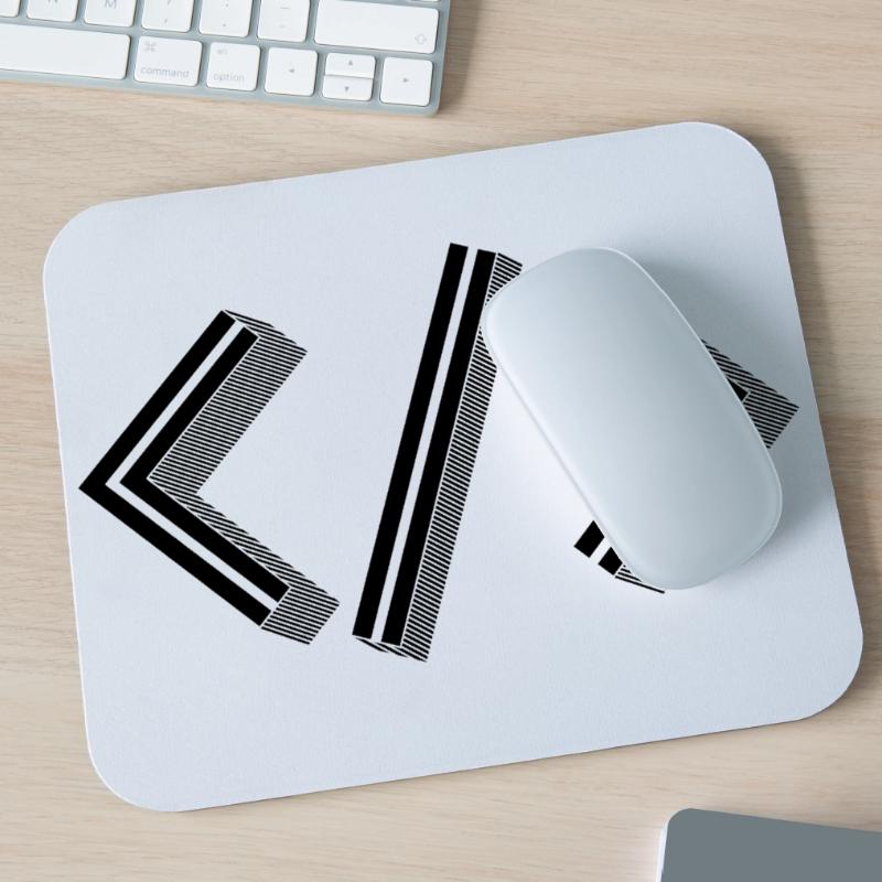 Retro Bracket's - Full Stack Developer HTML XML Mousepad (Querformat)
