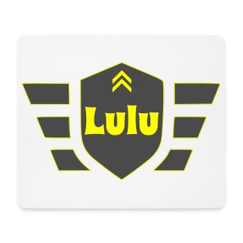 Lulu - Tapis de souris (format paysage) - blanc - Devant