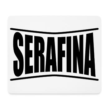 Serafina t-shirt t-shirt gift idea - Mouse Pad (horizontal) - white - Front