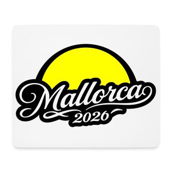 Mallorca 2026 Sun - Mouse Pad (horizontal) - white - Front