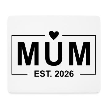 Mutter gestorben 2026 - Mousepad (Querformat) - Weiß - Vorne