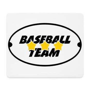 Baseball Team - Sport - Tapis de souris (format paysage) - blanc - Devant