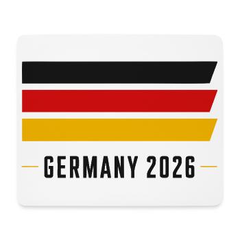 Germany_2026 - Mousepad (Querformat) - Weiß - Vorne