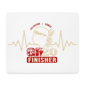 GR20 Finisher randonnée Corse cadeau randonneur - Tapis de souris (format paysage) - blanc - Devant