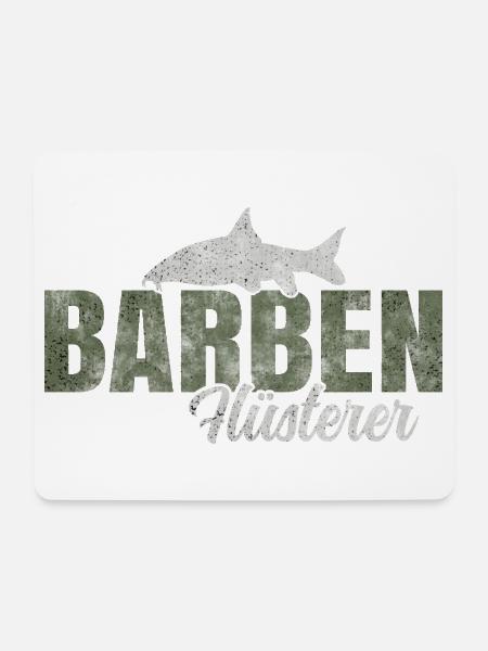 Barben Flüsterer - Mousepad (Querformat) - Weiß