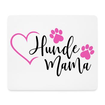 Hund Hunde Mama Hundemama - Mousepad (Querformat) - Weiß - Vorne